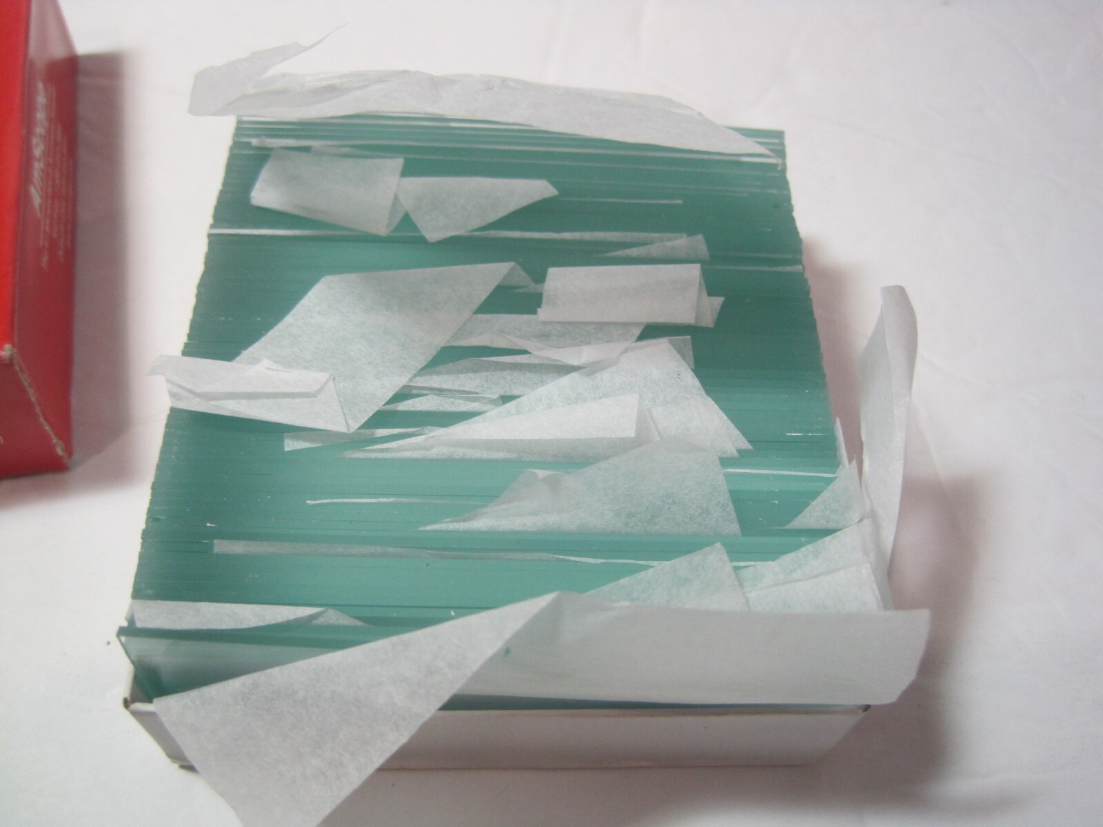 AmScope BS-72P 72 Pre-Cleaned Blank Microscope Slides With Ground Edges