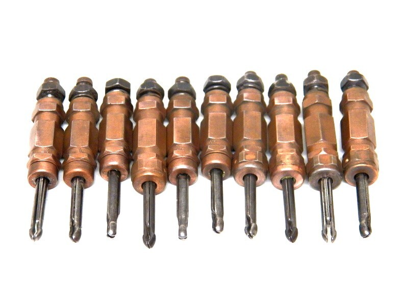 Boeing Surplus 10 Piece 1/4" Hex Draw Clecos 0-1" Grip Range ........