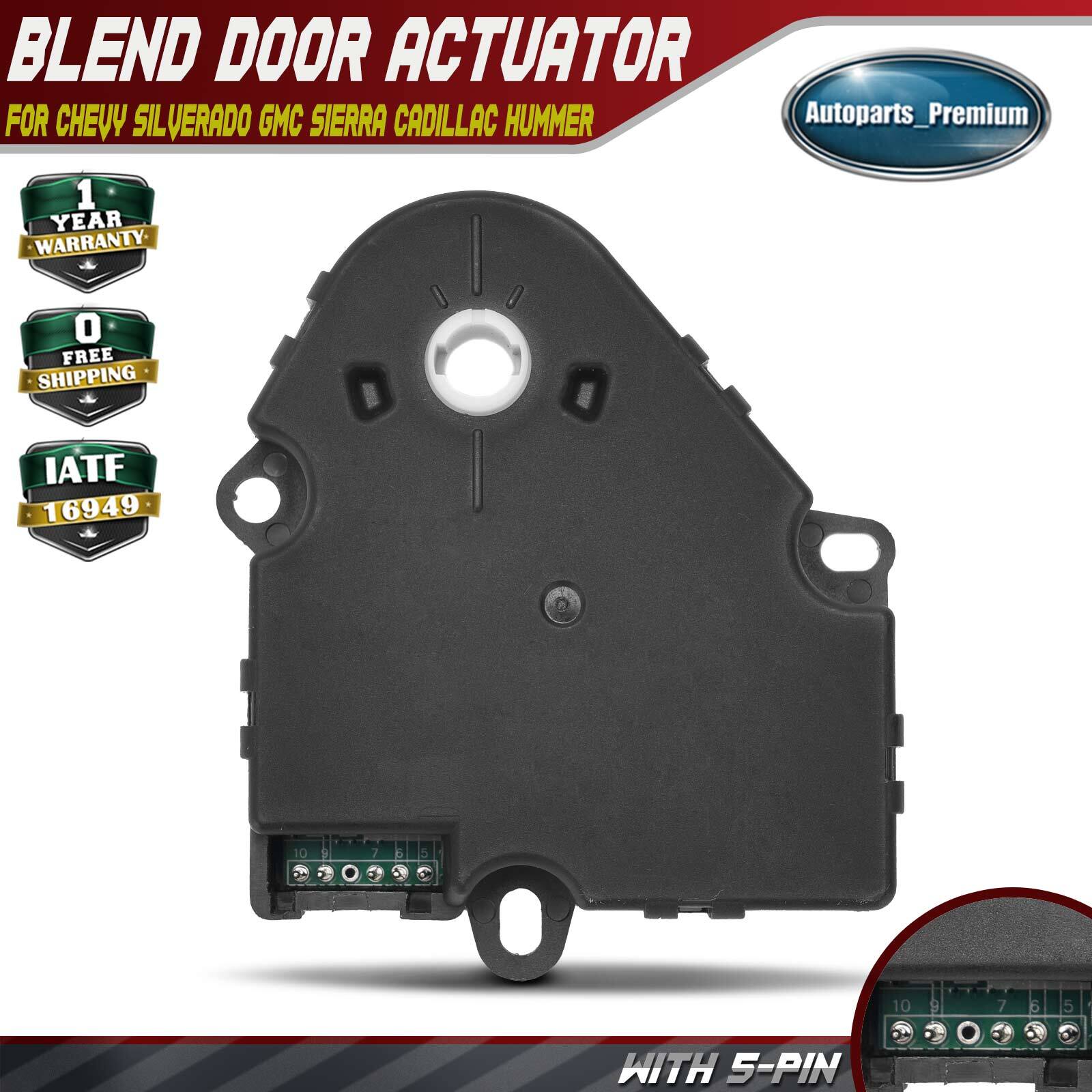 HVAC Heater Air Blend Door Actuator for Chevy Silverado 1500 Tahoe Sierra 1500