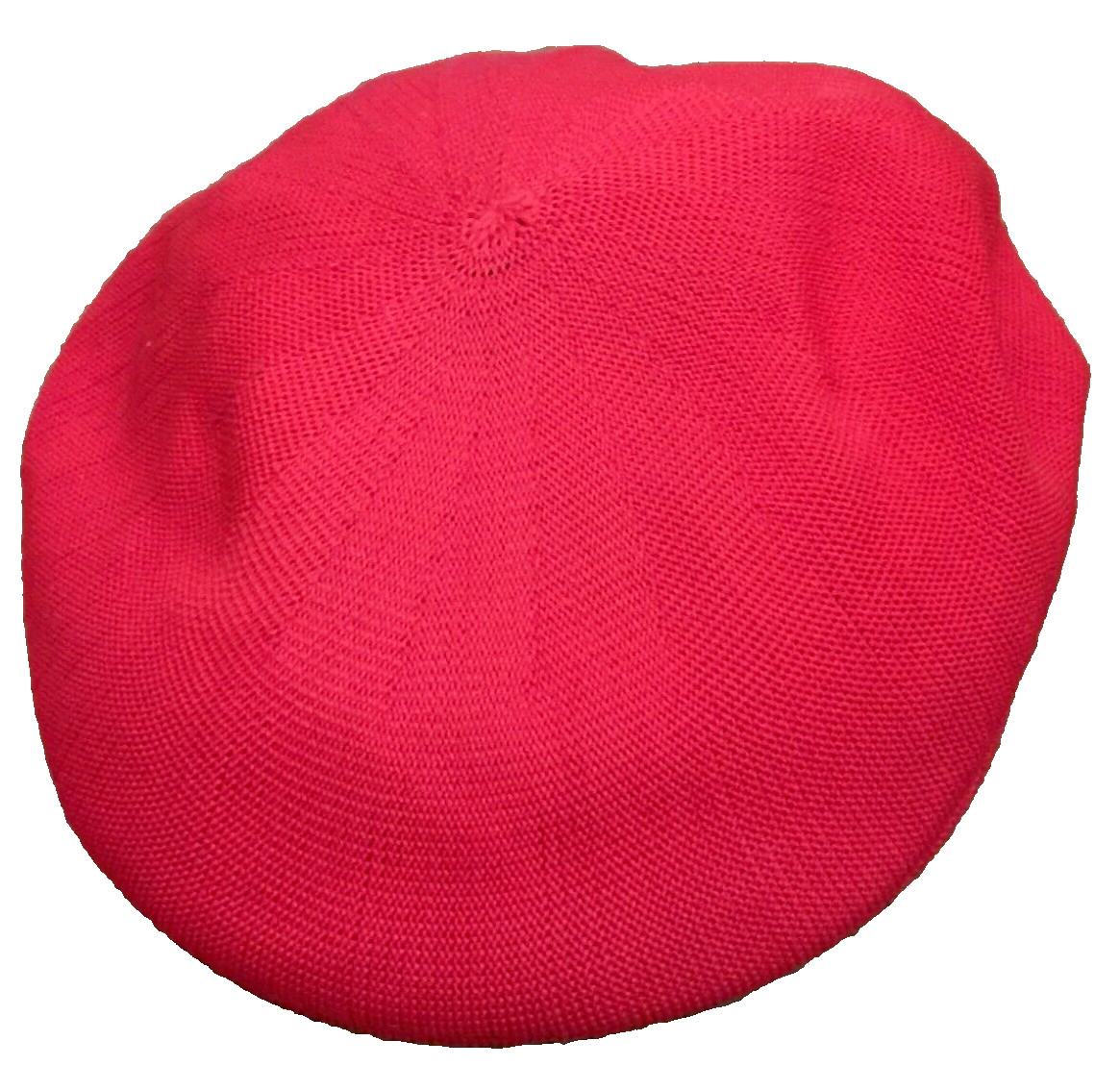 RED CAP KNIT POLYESTER EMBROIDERED LOGO GOLF FLAT CAP HAT MENS