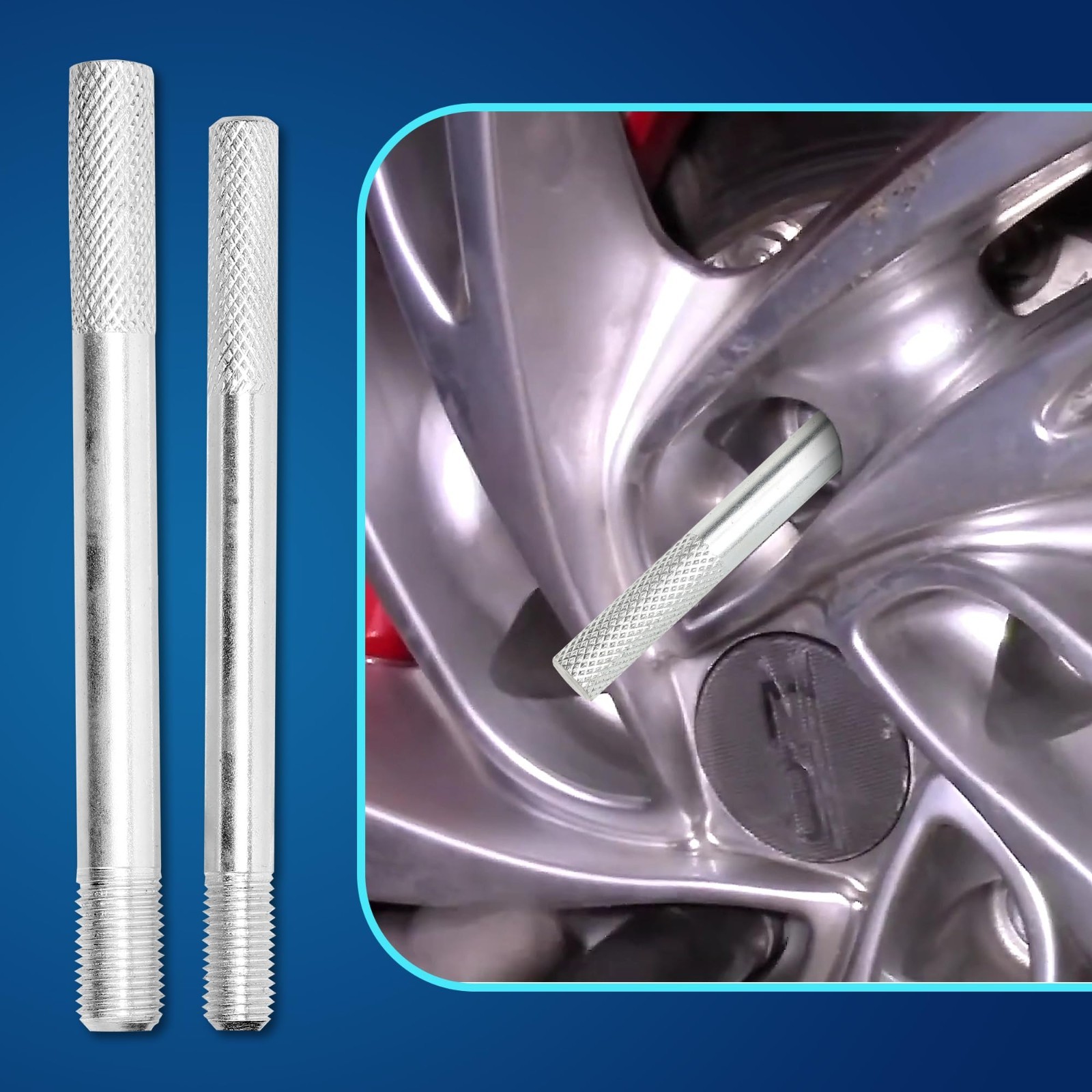 10PC Wheel Alignment Pins Set, Steel Alloy Guide Tool for M14/M12/M15 Lug Bolts