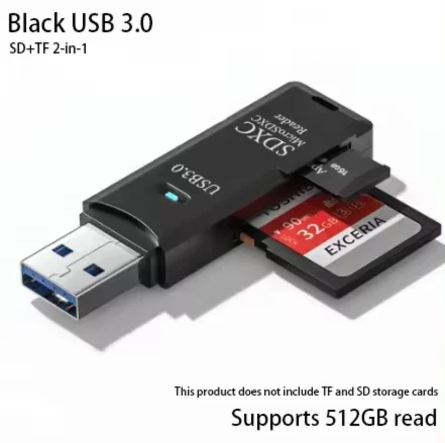 Micro SD SDHC TF Card Reader Memory Adapter for PC Laptop Camera lot