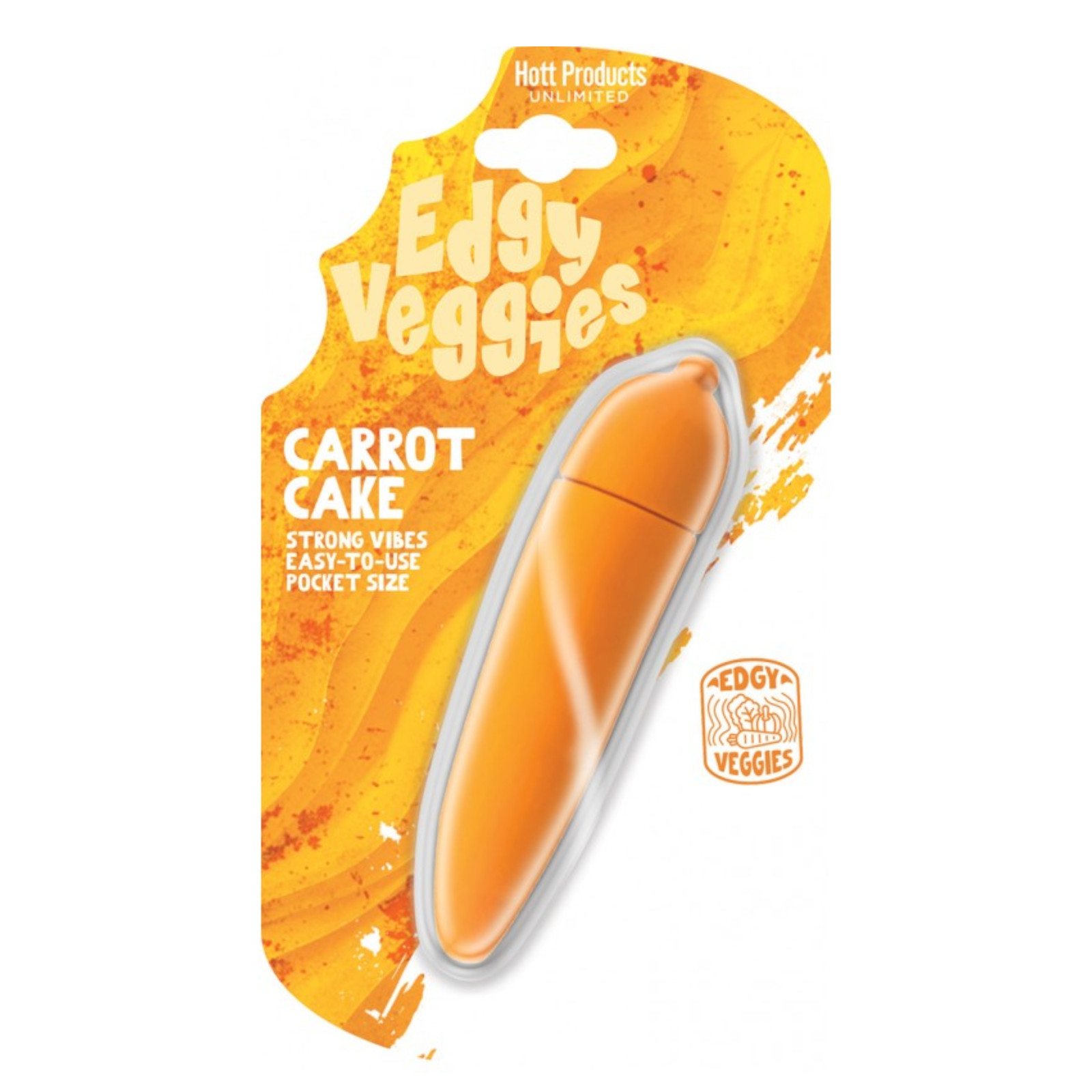 Discreet Carrot-Shaped Vibrator Multi-speed Vibrating Teaser Orgasm Stimulator