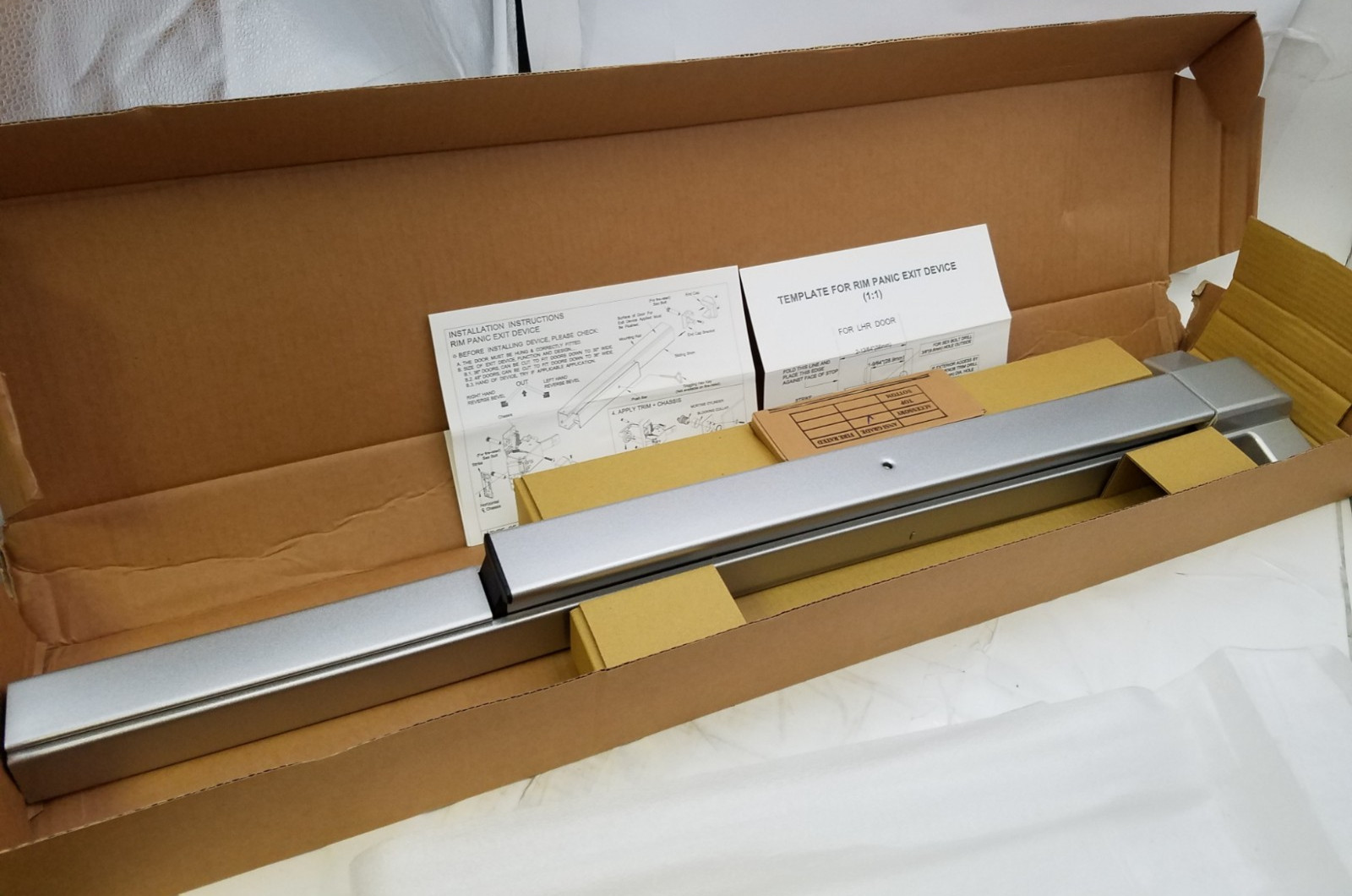 TACO ED-501-AL ED-501 Series Grade 1 Rim Surface Exit Device-500, Aluminum