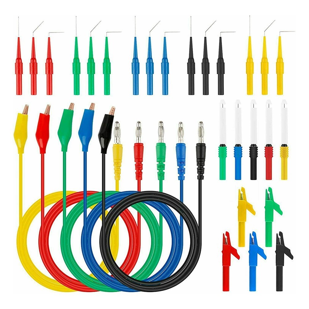 Versatile Automobile Diagnostic Multimeter Test Leads Set Back Probe Kit 30pcs