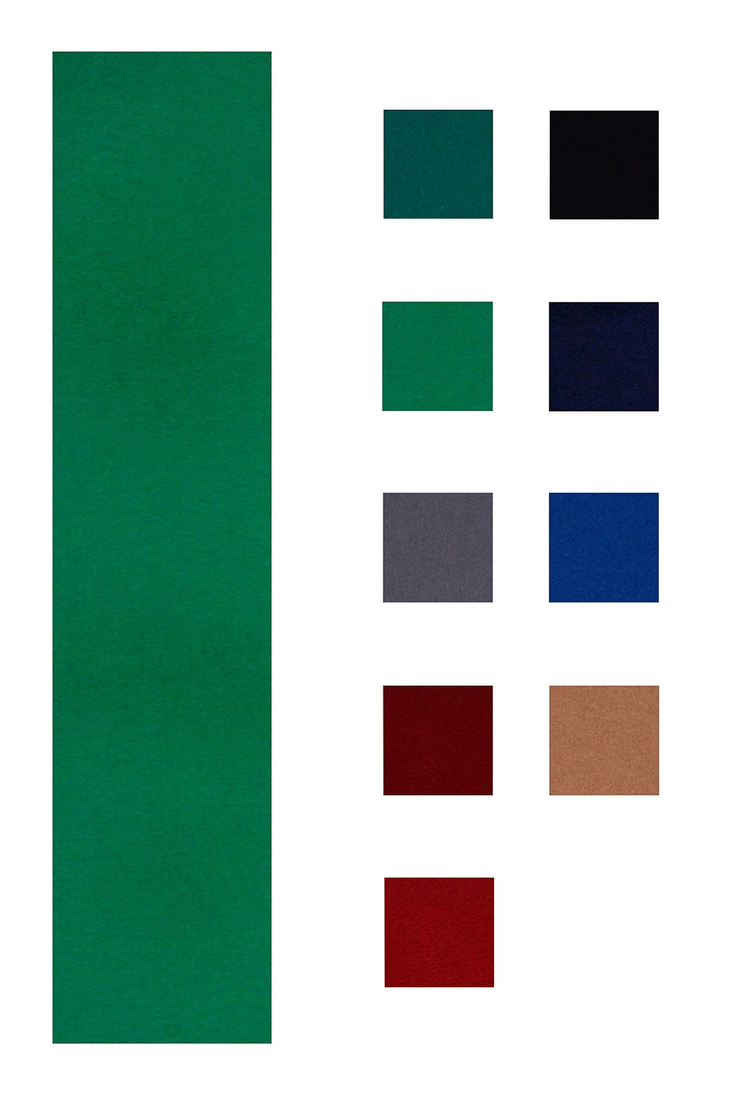 Accuplay 20oz Precut Pool Table Felt Billiard Cloth English Green for 9' Table