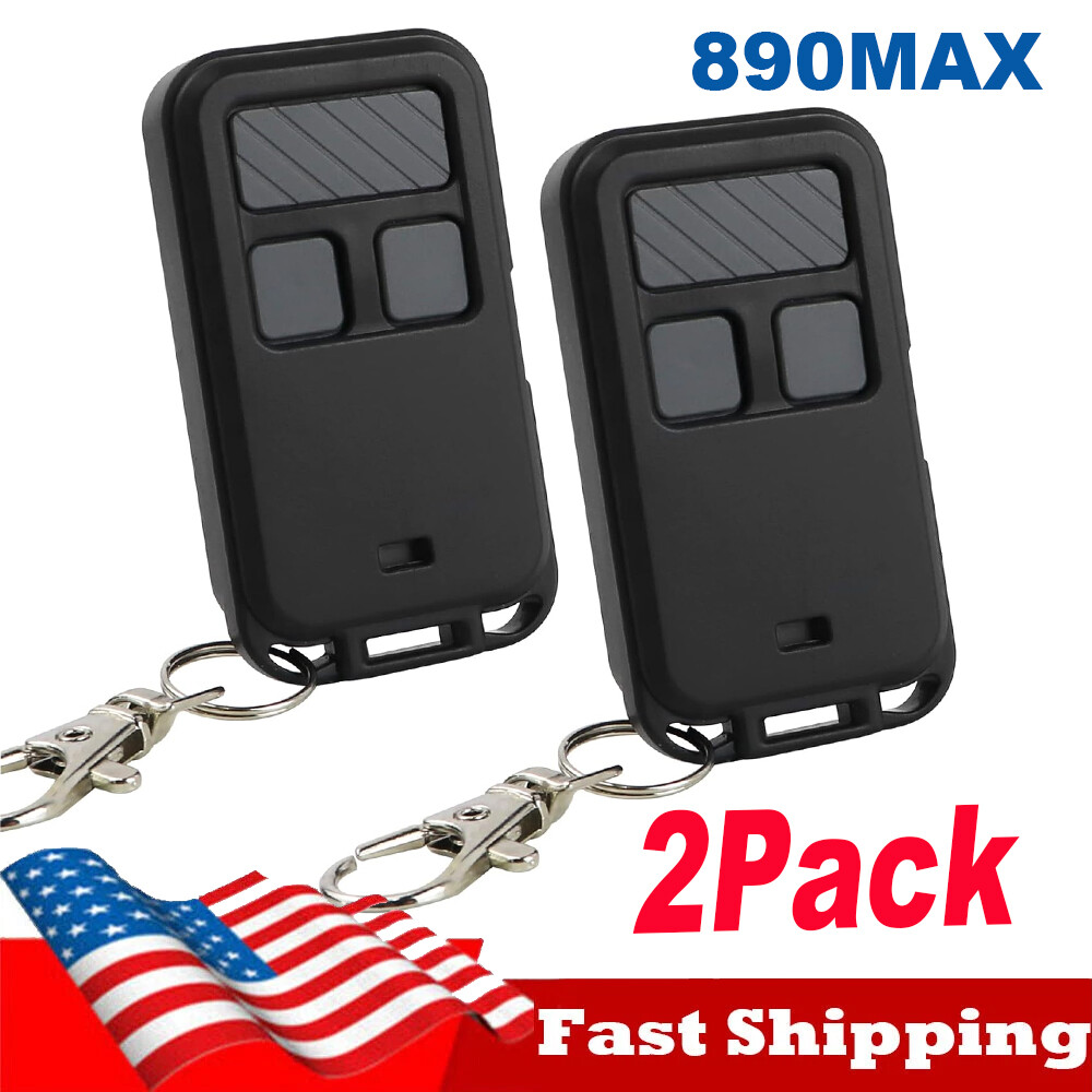 2Pack 890MAX Liftmaster Universal Remote - Compatible with 371LM, 971LM, 893LM