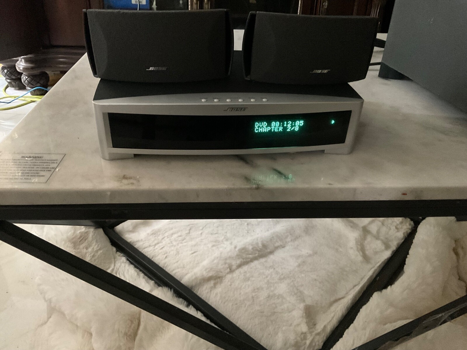 Bose Model AV3-2-1 II Media Center & Speakers ONLY Tested Working NO CABLES