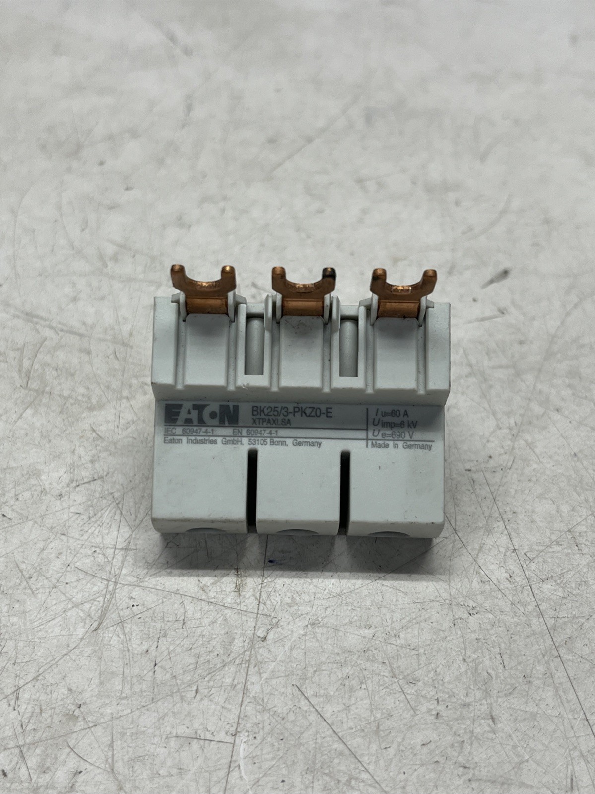 EATON CORPORATION BK25/3-PKZ0-E / BK253PKZ0E
