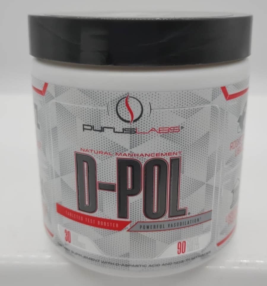 Purus Labs D-Pol Tablets - Powerful Test Booster- 90 Count