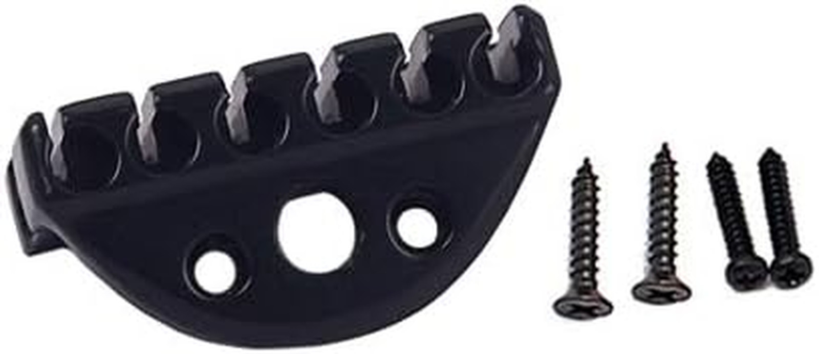 Black 6 String Headdless Guitar Locking Nut Fit Kiesel,Strandberg,Steinberger