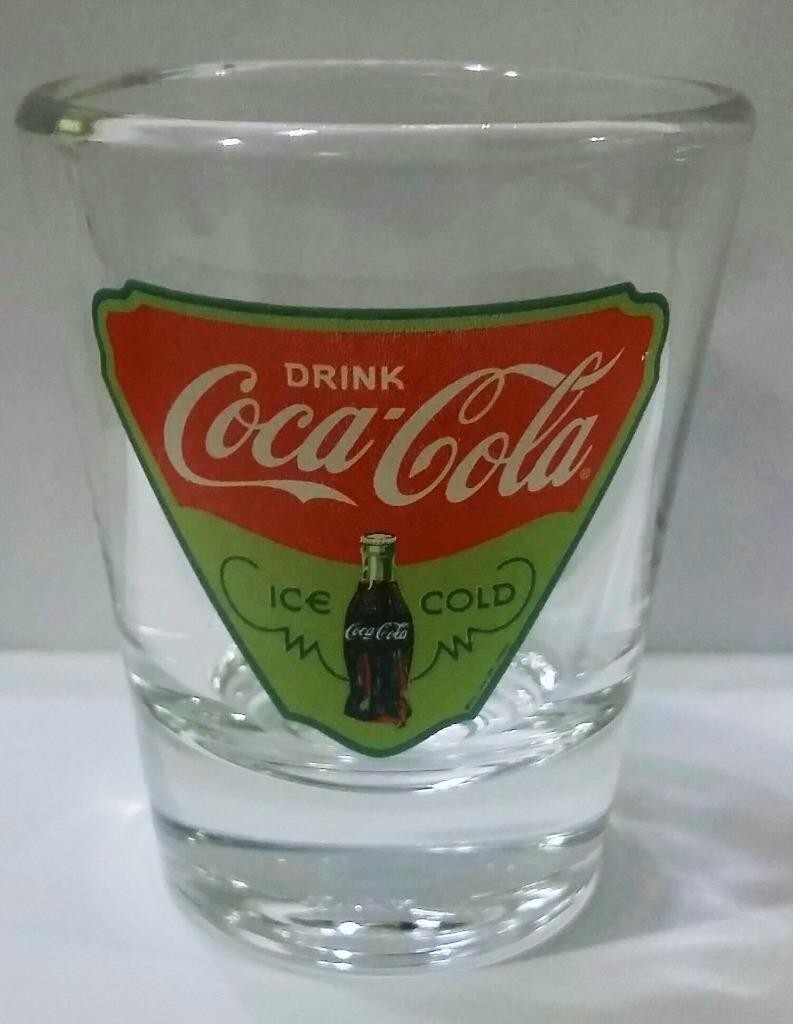 Coke Triangle 1½ Shot Glass