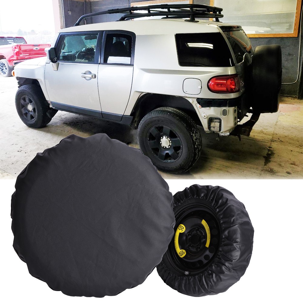17" Car Spare Wheel Tire Tyre Cover Protector fits 31"-33" For Toyota FJ Cruiser