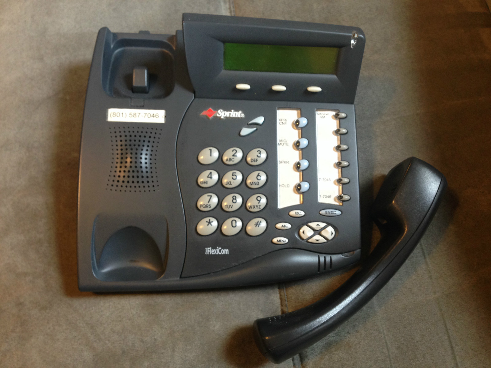 Tadiran Flexset 120S Phone Set Handset Business Office Telephone System Sets