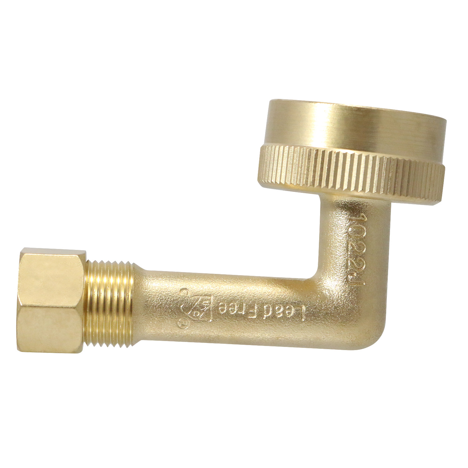 1 Pack XFITTING 3/8" OD Comp. X 3/4" Female FHT Dishwasher Elbow , Lead Free
