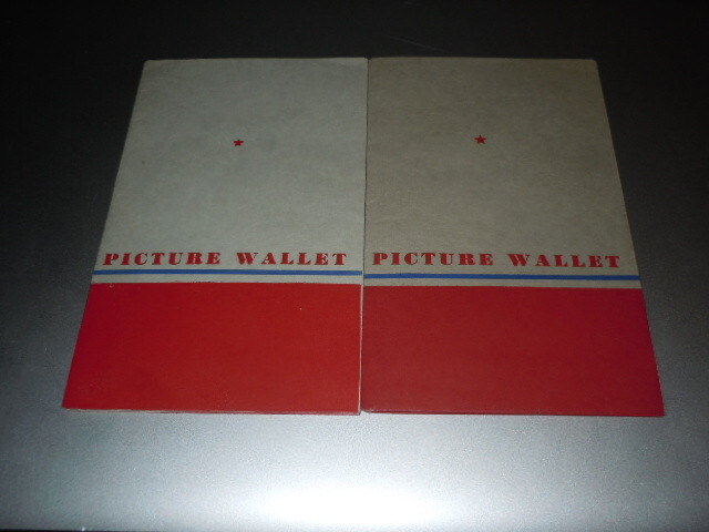Picture Wallet from Ansco.  Printed in USA. Vintage Lot of Two!
