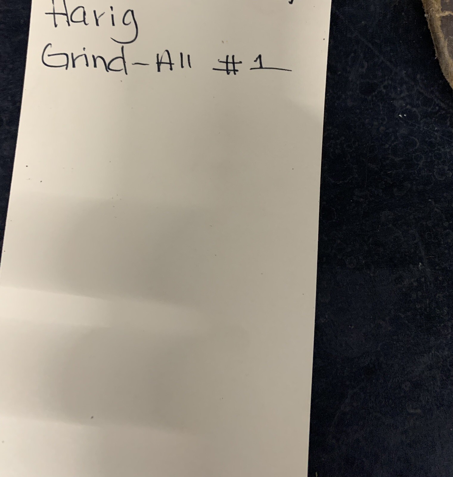 HARIG NO 1 Grind All In Factory Case