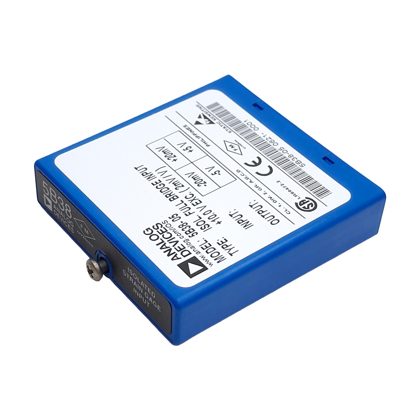 Analog Devices 5B38-05 Signal Conditioning Module, +/- 20mV Input, +/-5V Output