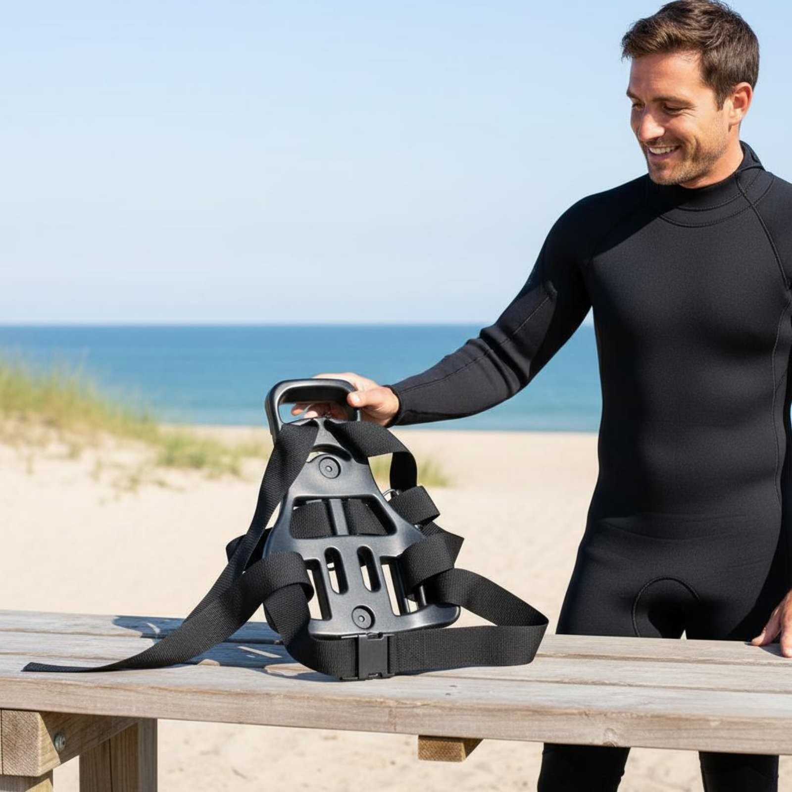 Dive Cylinder Backplate Lightweight Diving Backplate No Buoyancy Bladder