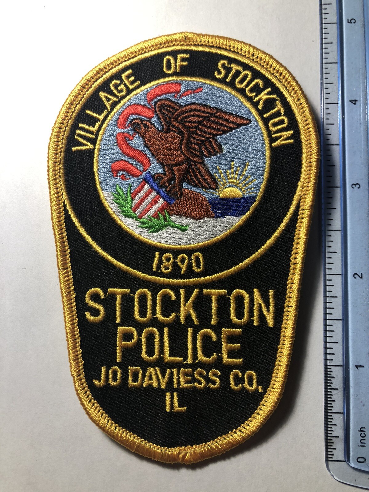 Stockton Illinois Police Patch