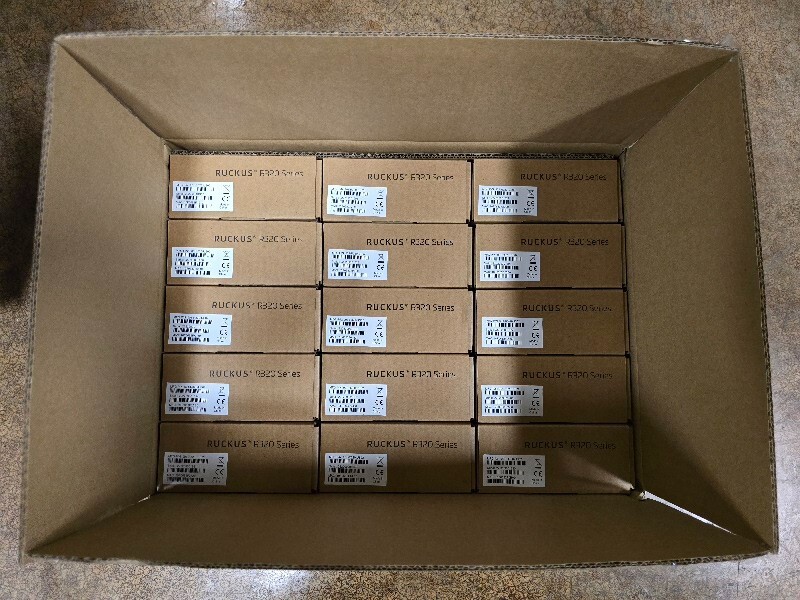 Box of 15 new 901-R320-US02: Ruckus Wireless ZoneFlex R320 Series Access Points