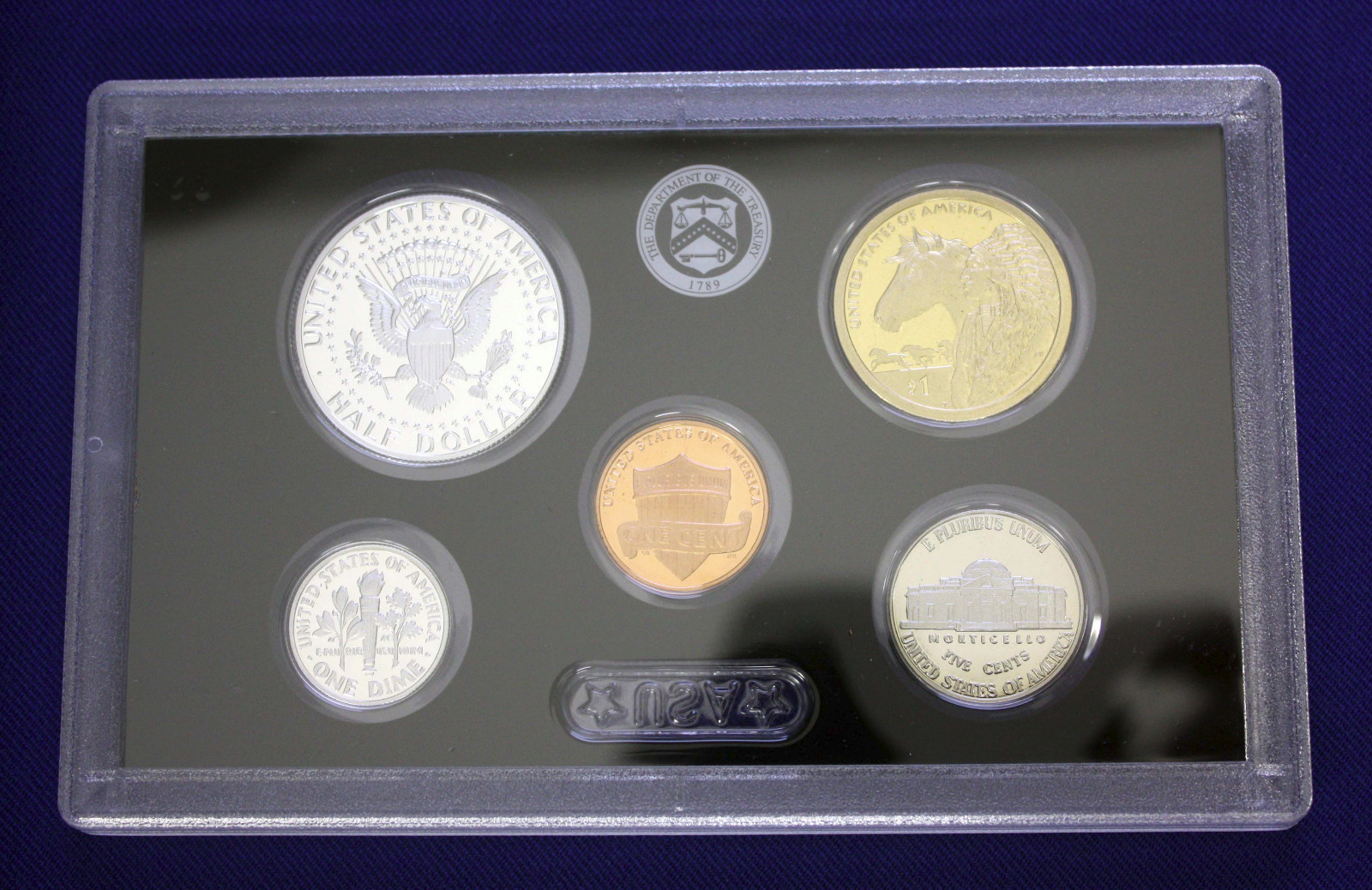2012 US Mint Silver Proof Set (No Box/COA - As Pictured)