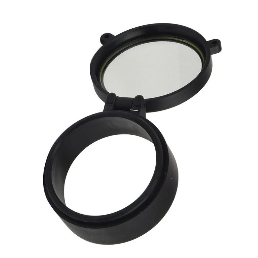 Rifle Scope Lens Cover Flip Up Protect Cap Objective Lid Quick Spring Protection