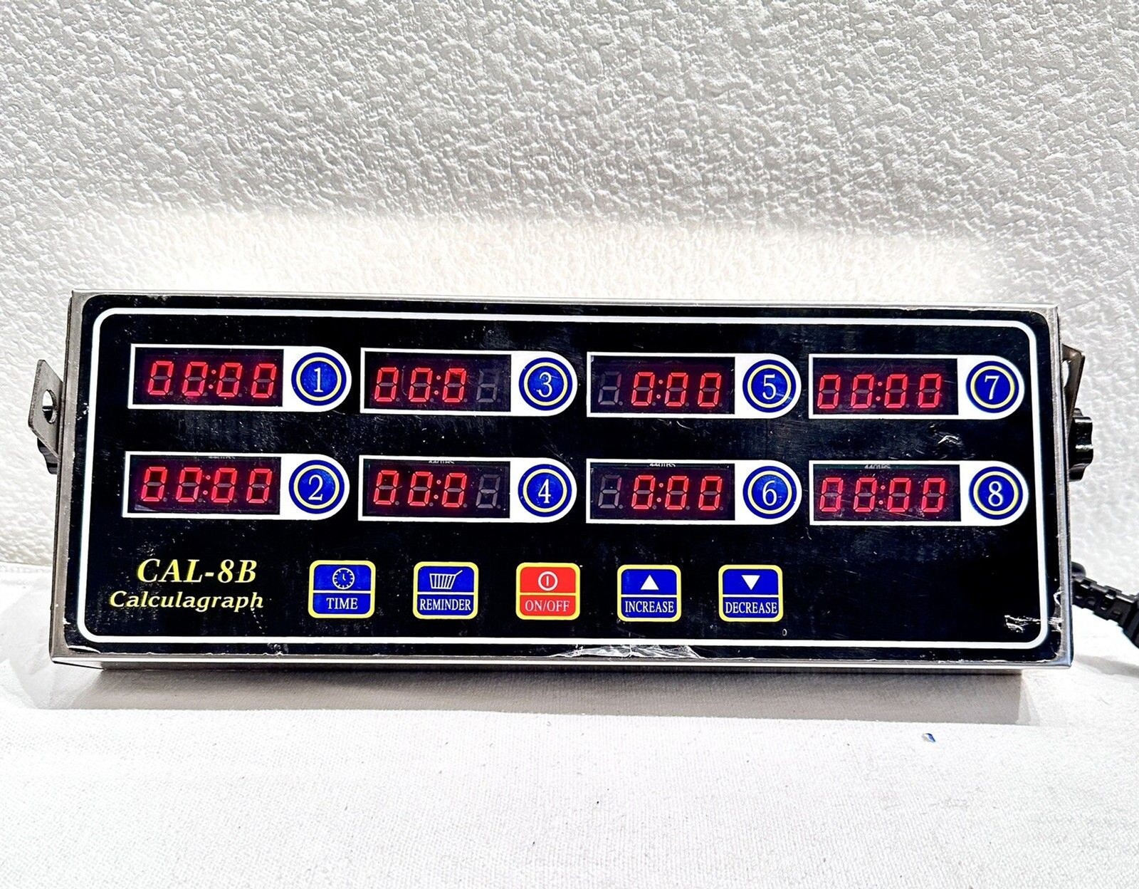 Digital Timer Kitchen Cooking Reminder Portable LCD Calculagraph, 8 Channels