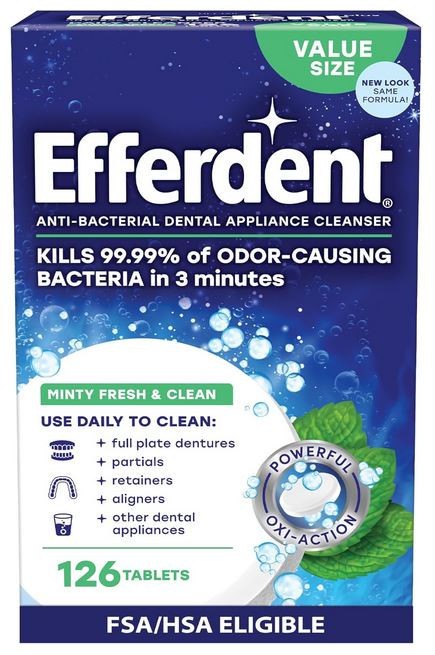 Efferdent Denture Cleaner Tablets 126 Count