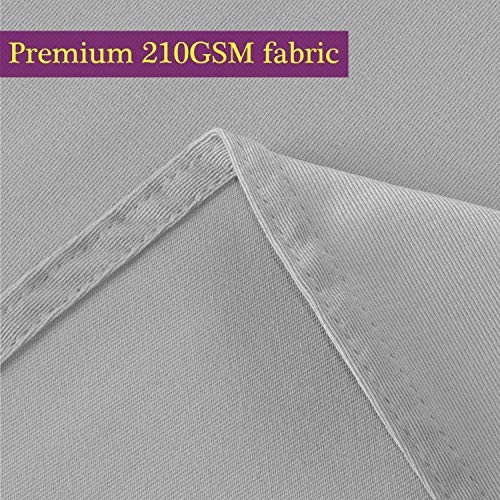 210GSM Round Table Cloth, Water Resistance Microfiber 60" (Round) Silver