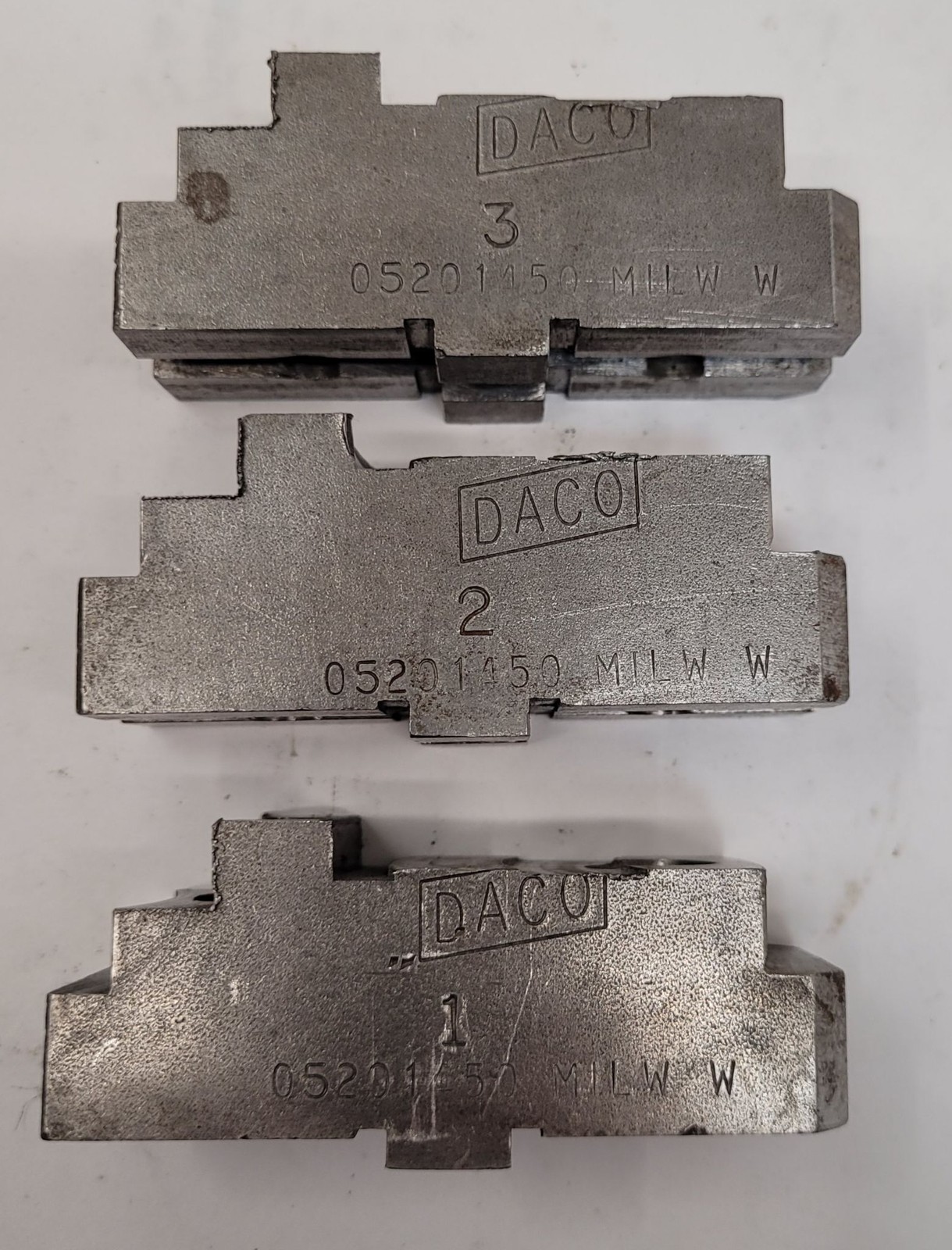 DACO 05201450 Chuck Jaws – 3 Piece Set