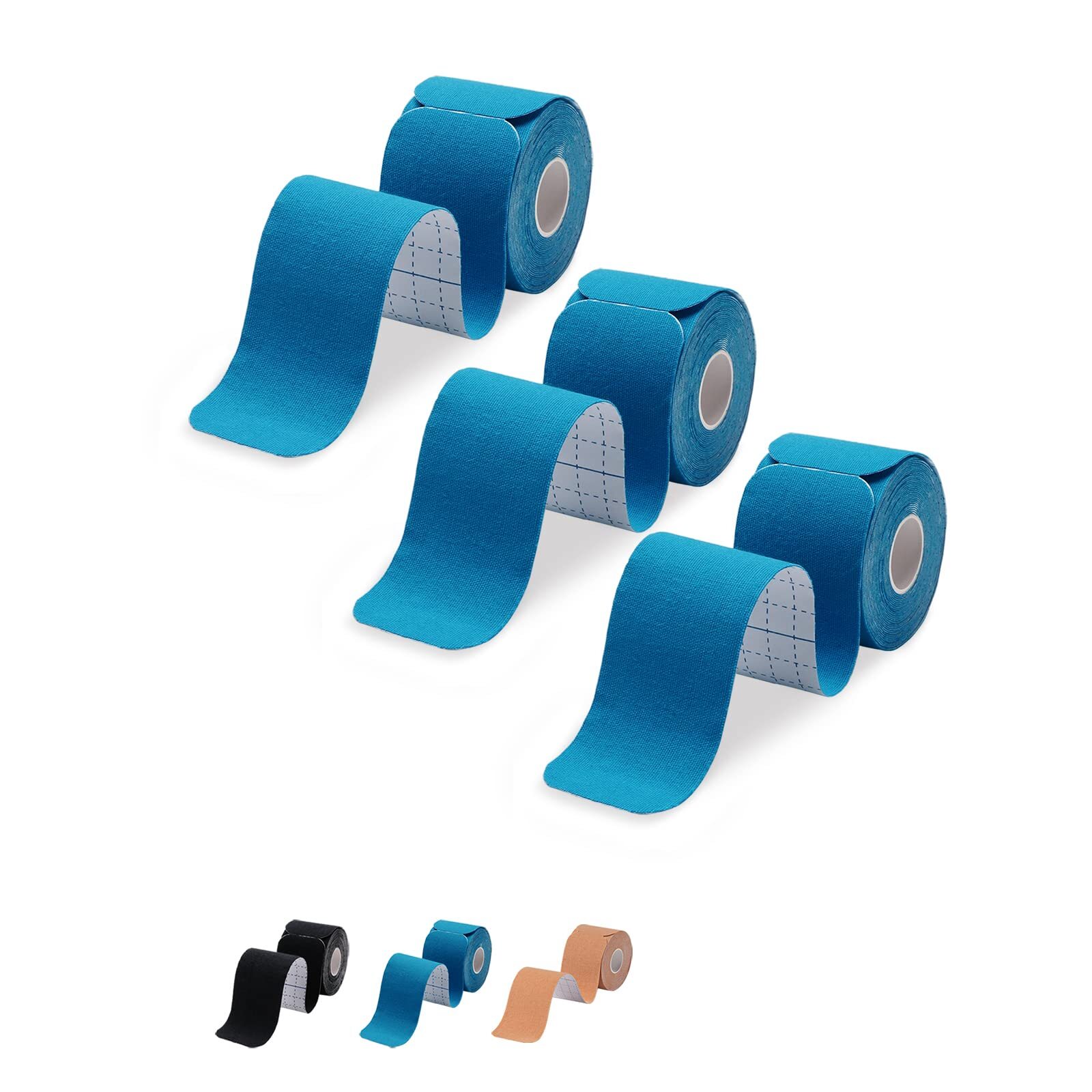 Kinesiology Tape Precut 3 Rolls Athletic Sports Tape for Muscle Joints Suppor...