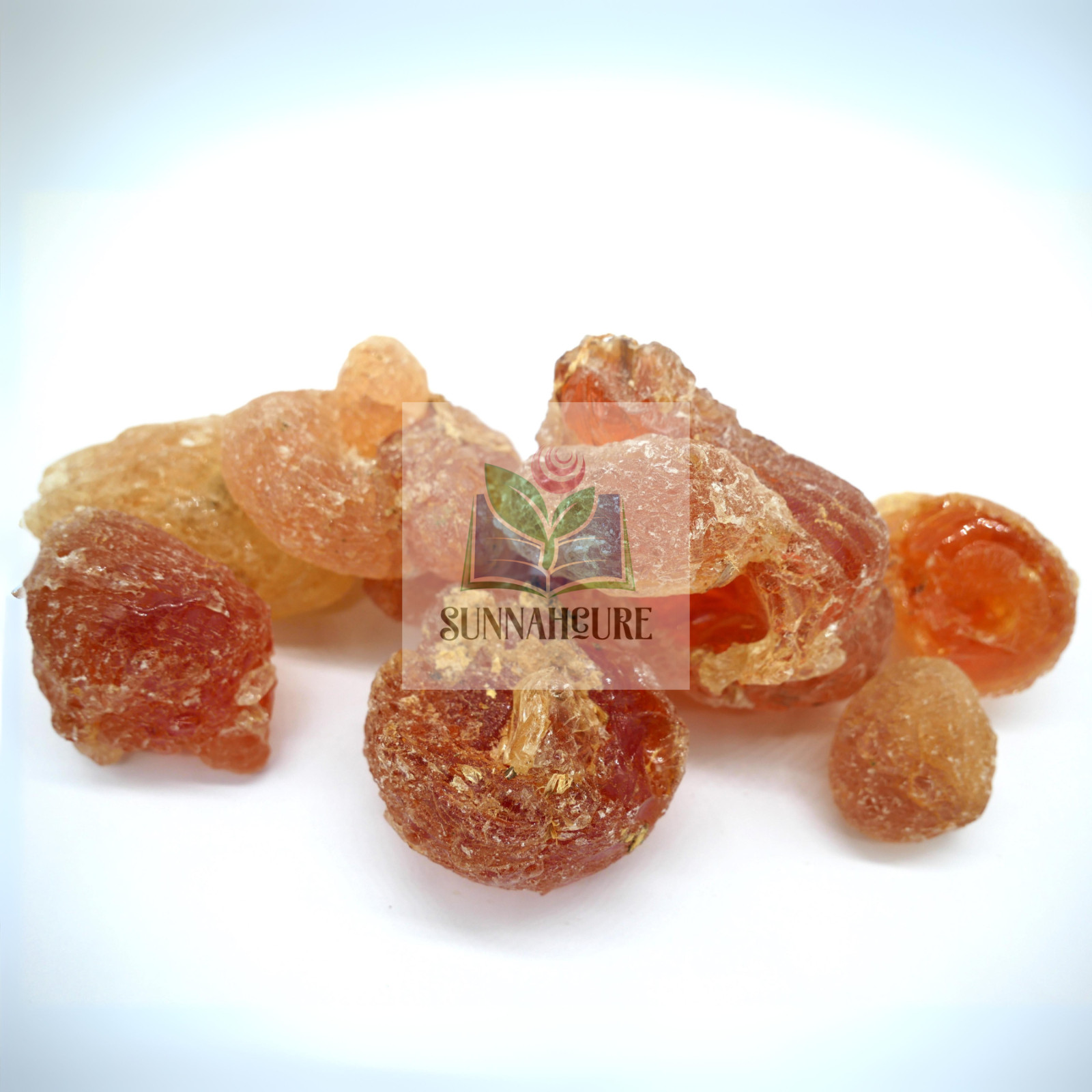 SunnahCure, Gum Arabic, Acacia Gum, Gum Gar Goond Thickener, Raw, Natural, 250g
