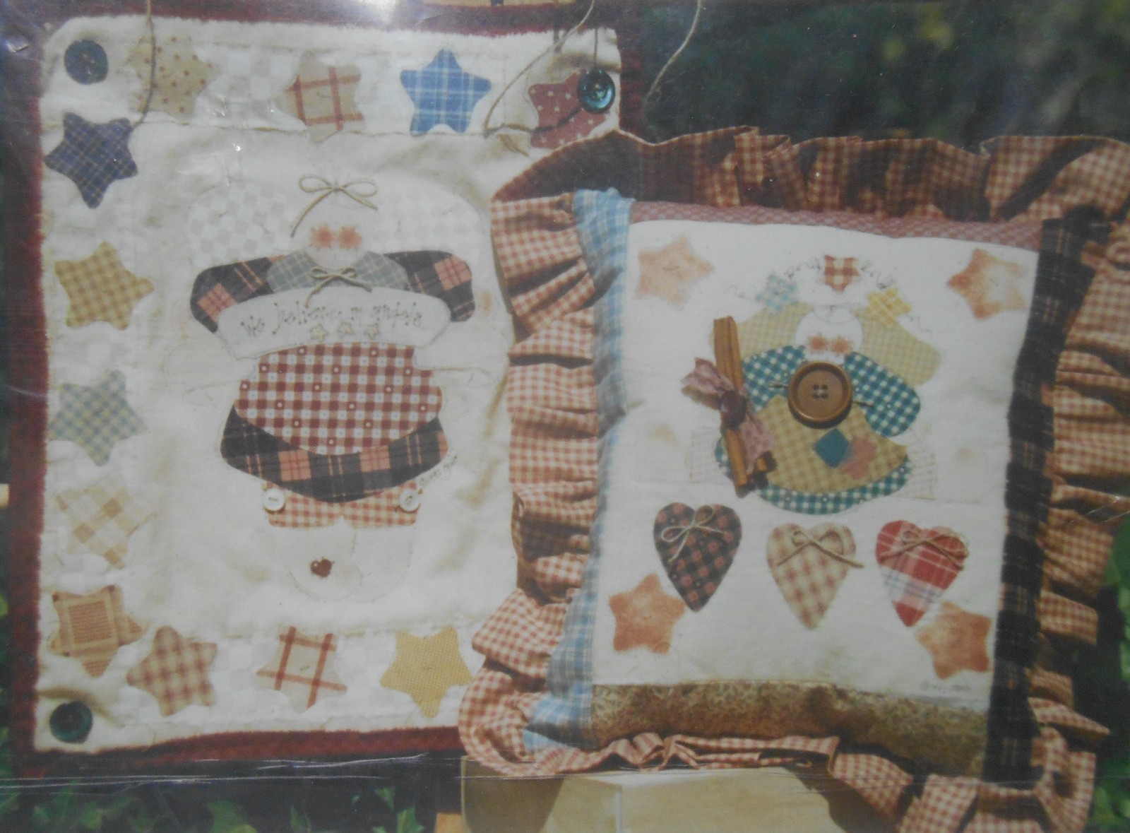 Calico Station Holiday Tyme Angels 140 Quilt Wall Hanging Sewing Pattern Pillow