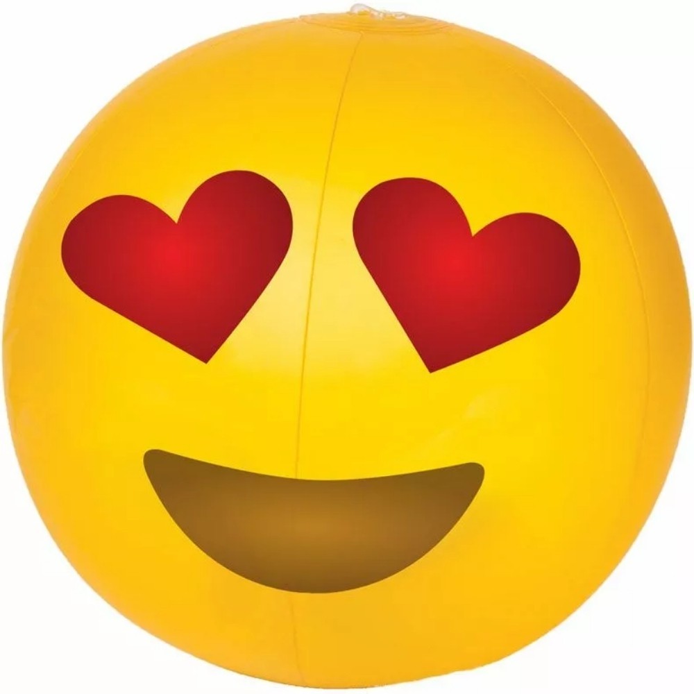 GAME Light Up Emoji Inflatable Pool Toy 3 Pack