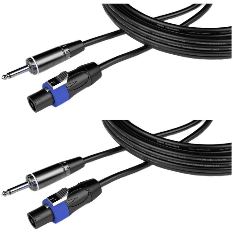 Gator Cableworks Composer Series Speaker Cable - 25 foot (2-pack)