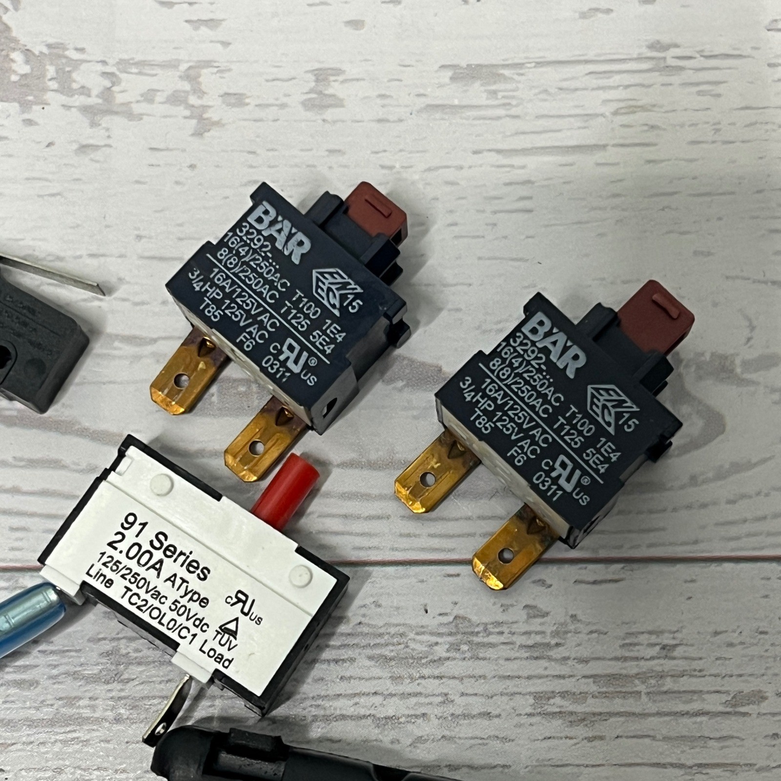 Dyson DC25 Replacement Switch Set: Power, Reset & Microswitch OEM Parts