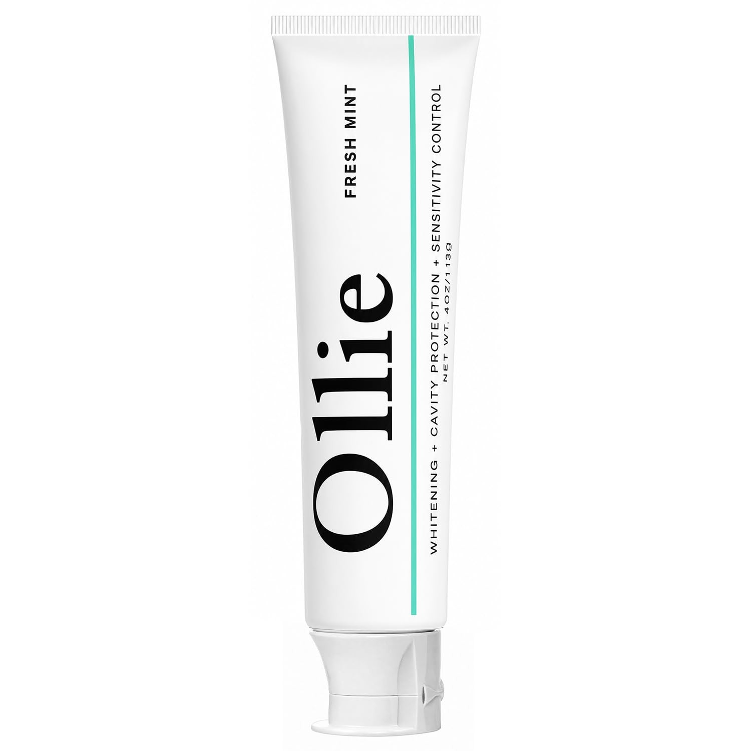 Ollie Fresh Mint Teeth Whitening Toothpaste with Fluoride & Hydroxyapatite — ...