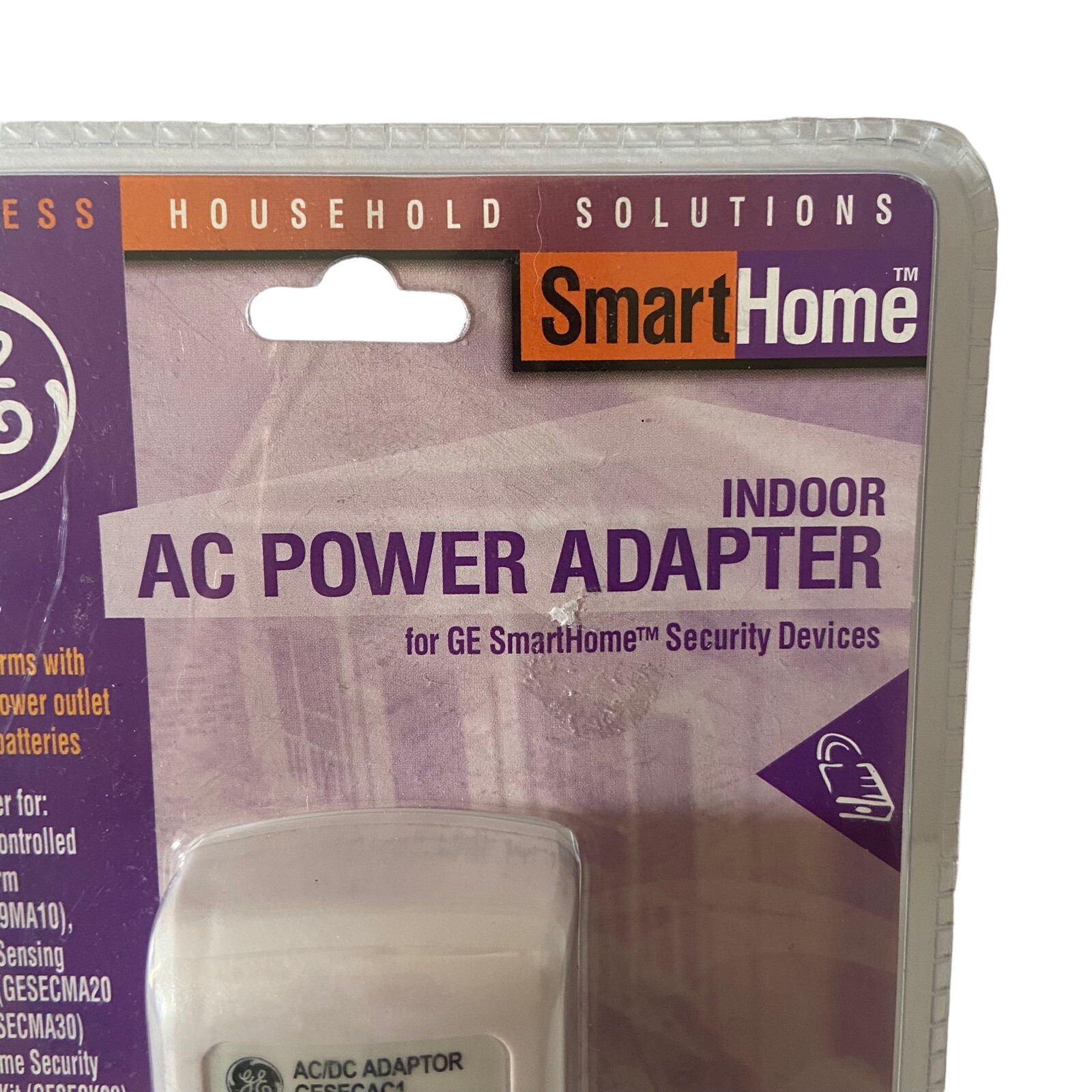New GE SmartHome Indoor AC/DC Power Adapter GE Smart Home Security Devices