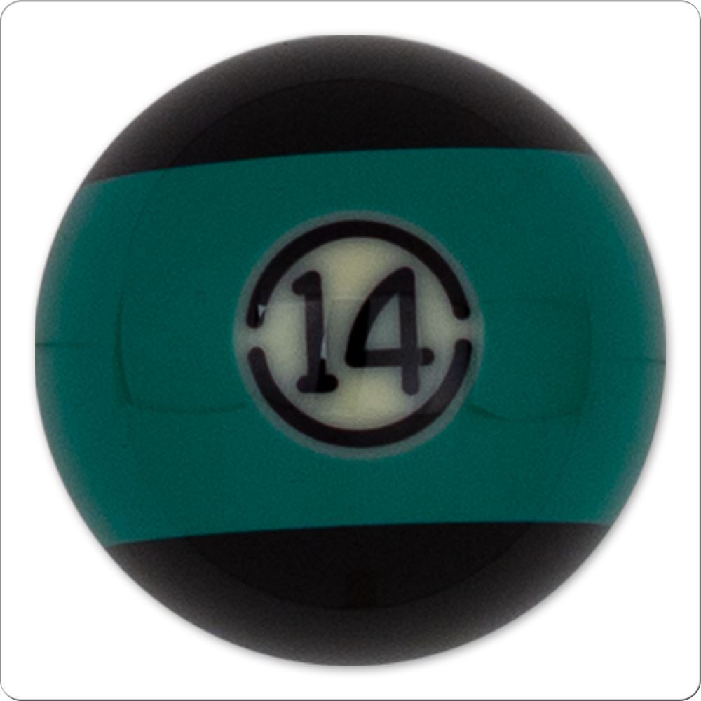 Individual Aramith #14 Tournament Black Replacement Pool Ball