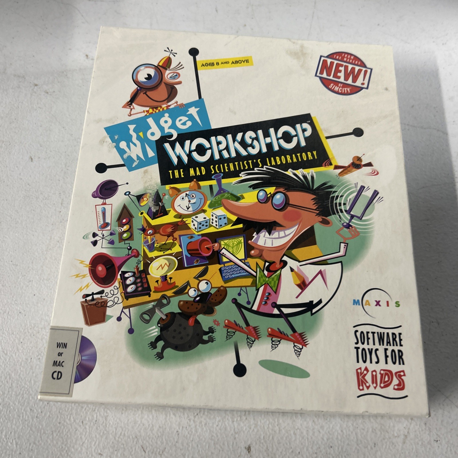 Widget Workshop The Mad Scientist Laboratory Macintosh/ Windows For Kids