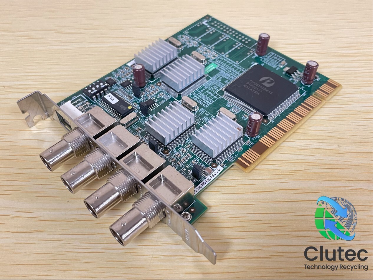 IEi IVC-200-RS-R20 REV 2.0 4CH Channel BNC PCI Capture Card