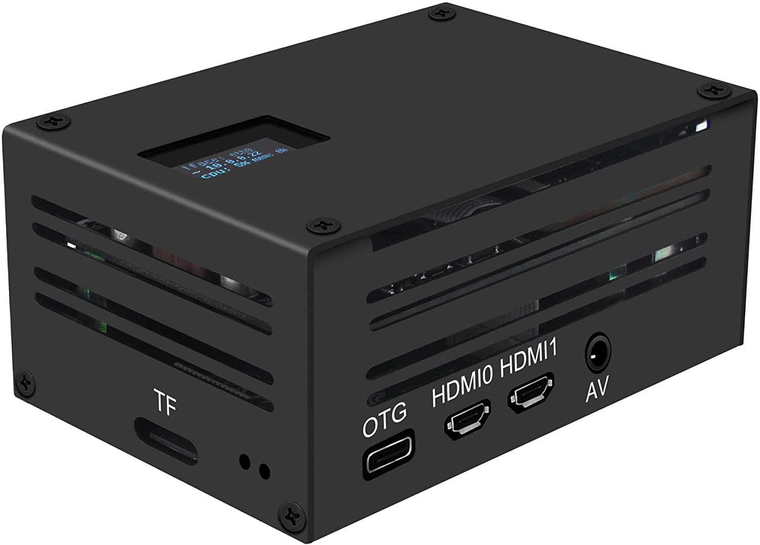 KVM-A3 Kit with Raspberry Pi 4 Case Compatible with Pikvm ATX CSI for Raspberry