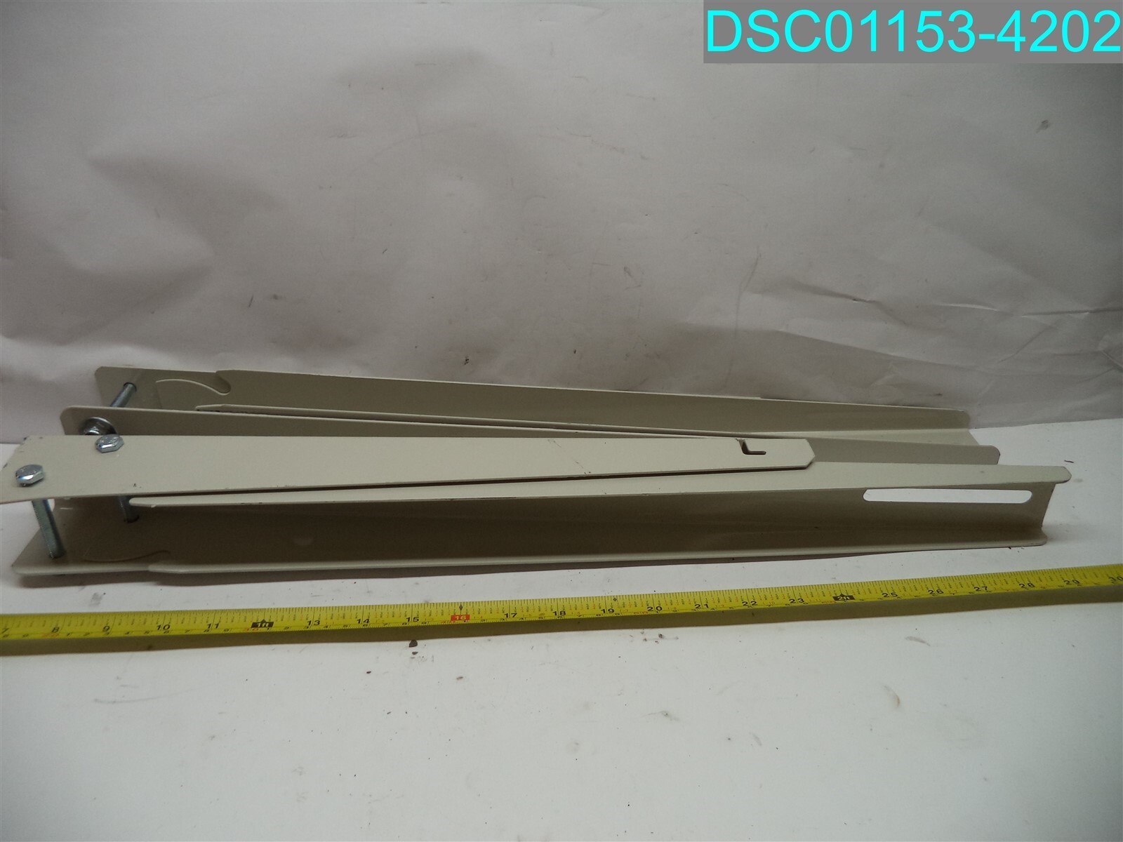 QTY=2: 18" x 22" Folding Shelf Bracket Cream