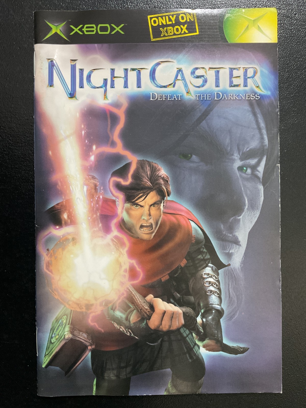 Nightcaster Microsoft Original XBOX Instruction Manual Only