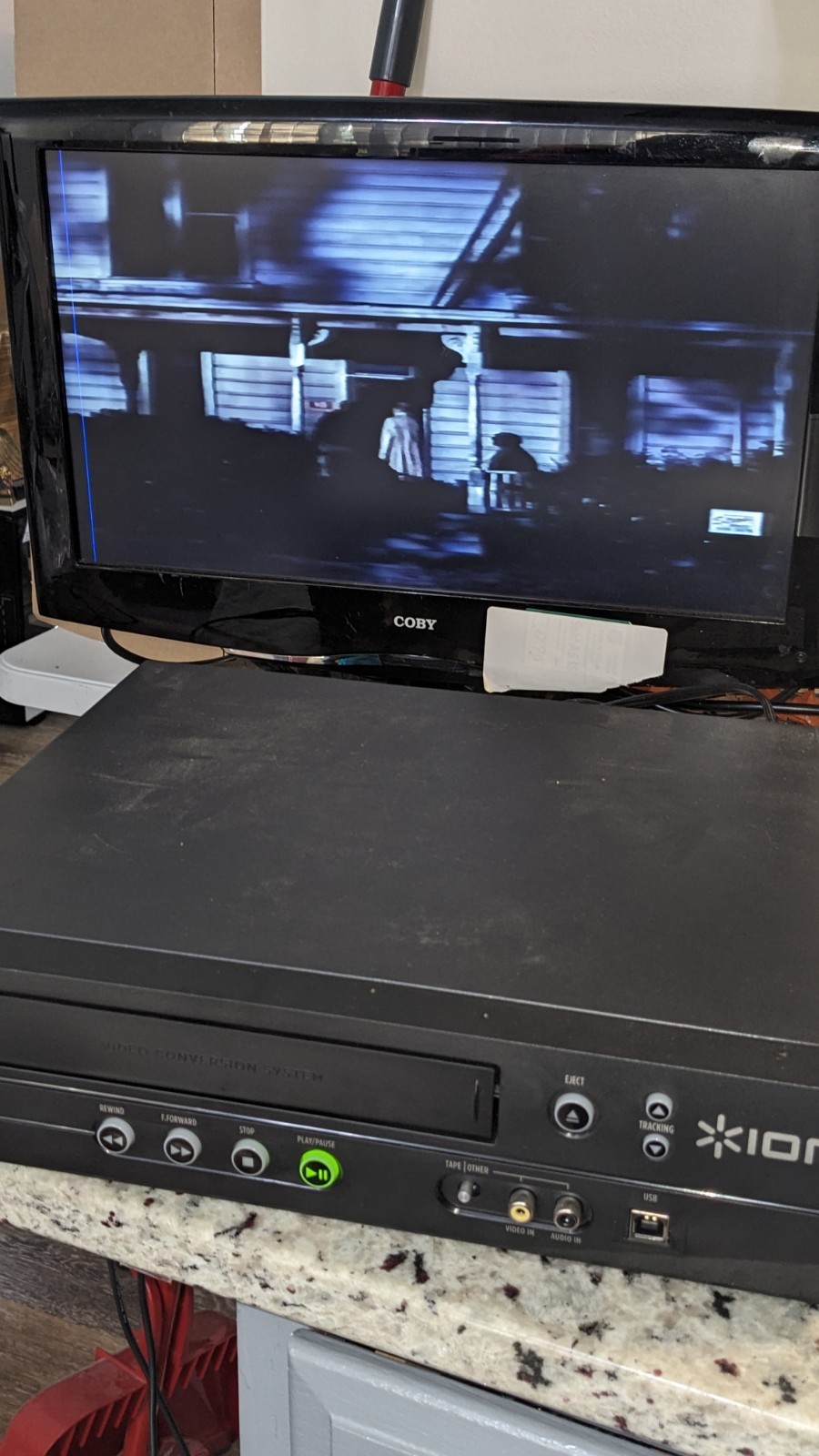 ION VCR 2 PC USB VHS Video to Computer Conversion System Digital Transfer Tested