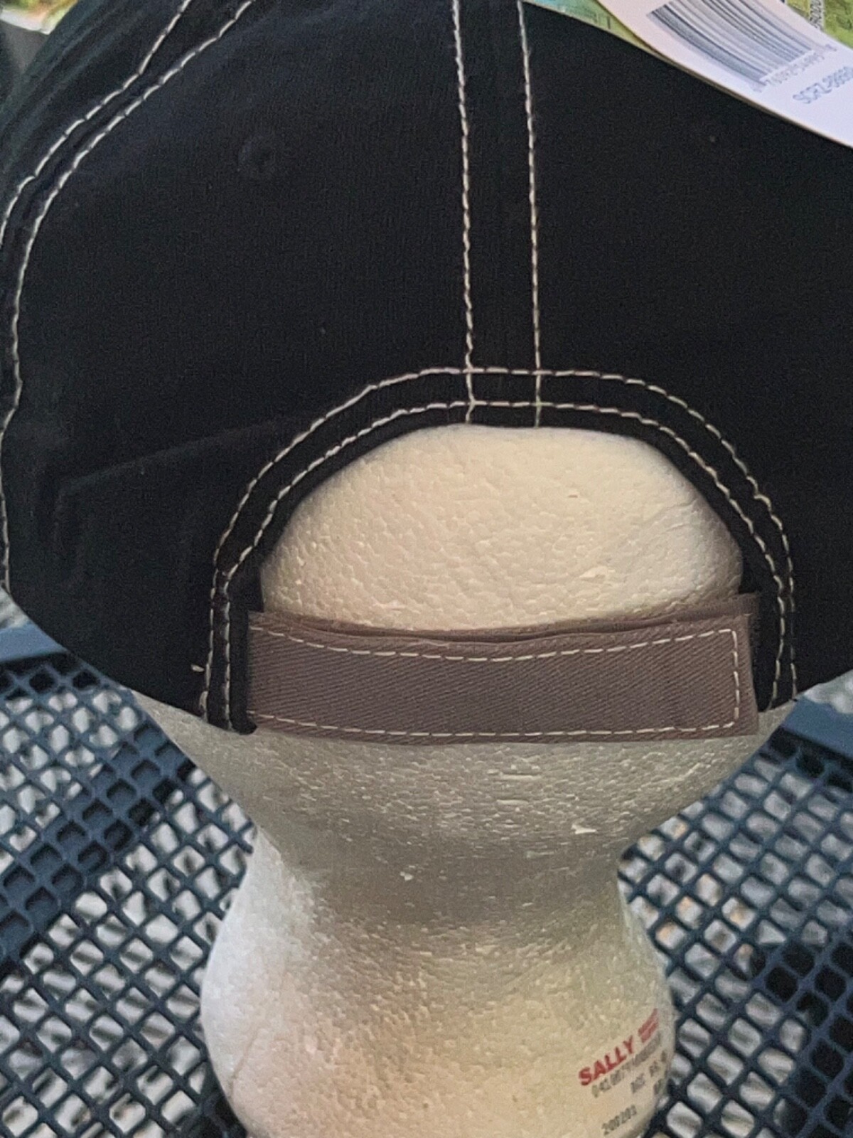 Chevrolet Distressed Cotton Gray lack Brown Hat Cap Hook Loop NOSWT