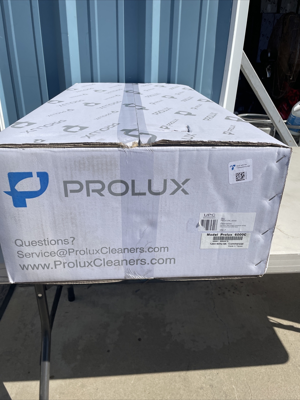 New Prolux 6000 Upright Washable HEPA vacuum with 12 AMP Motor on board tools