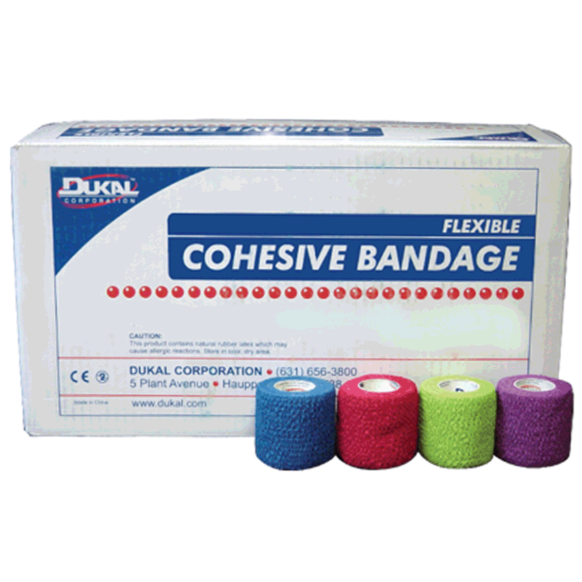 18 Individually Wrapped 4" Cohesive Elastic Bandages First Aid Survival Kits