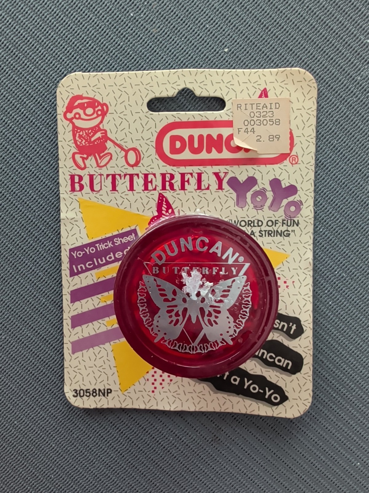 Vintage Duncan Butterfly Yo-Yo 3058NP  1997 Made In USA New Red